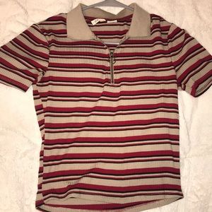 Slightly cropped shirt from Tilly’s.